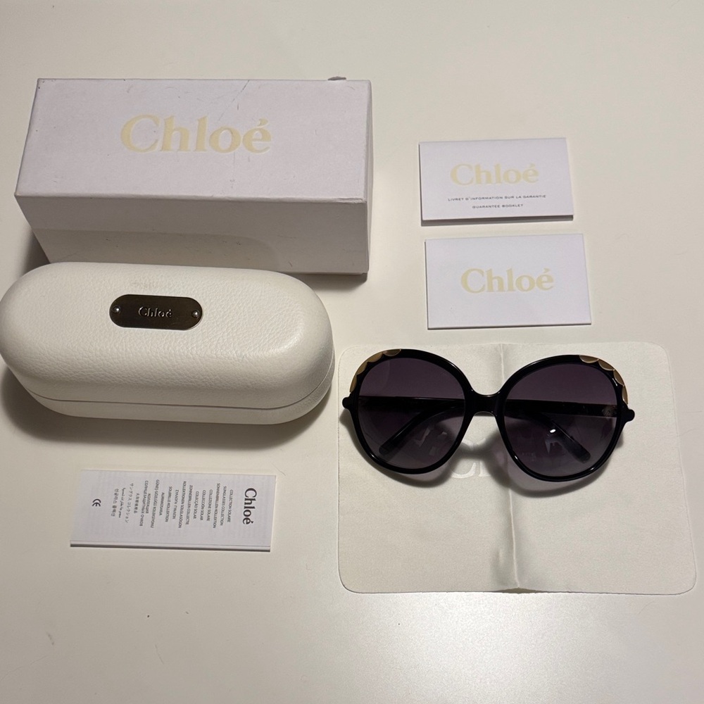 Chloe oversized gradient sunglasses